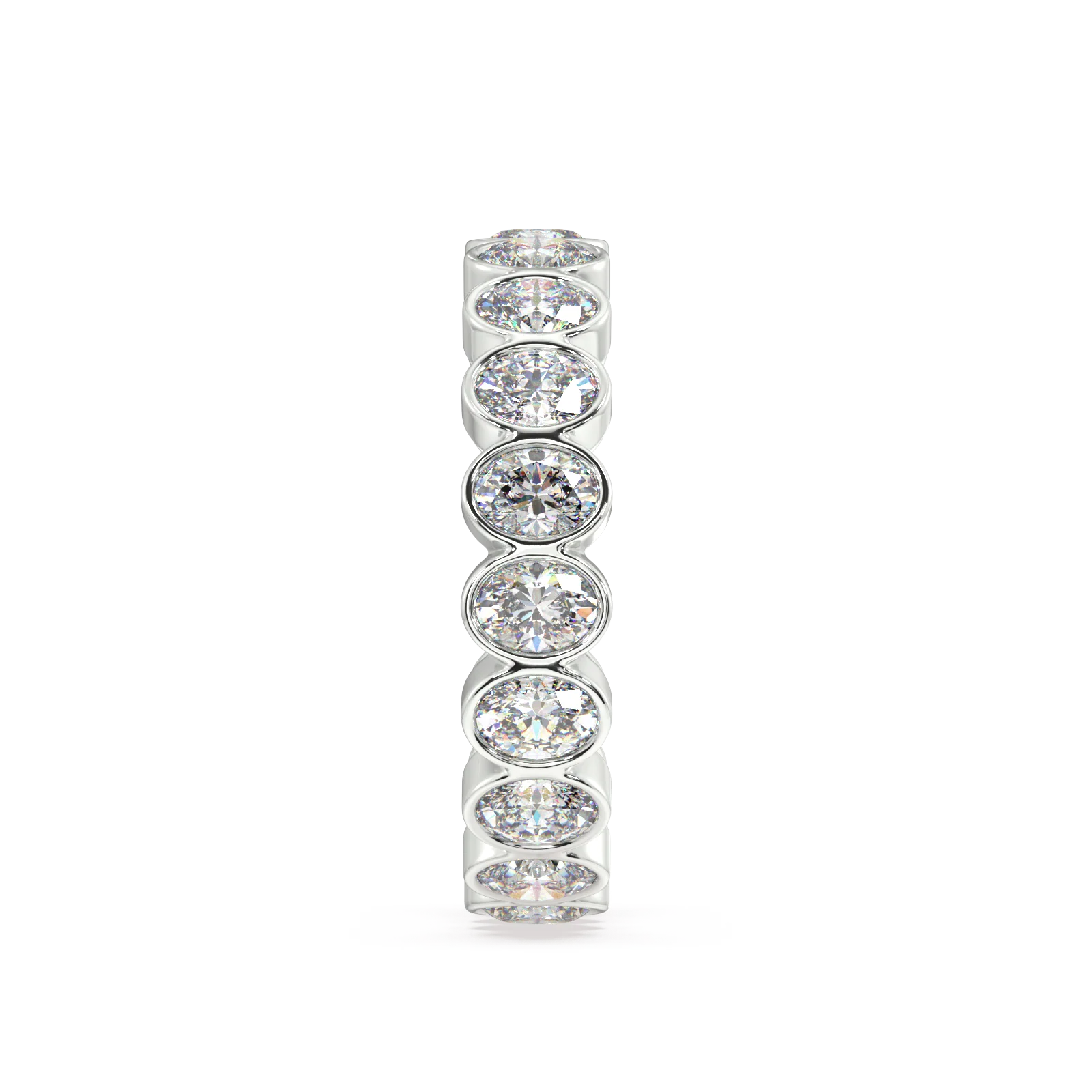 Petite Elysees Oval Classic Eternity Bands - 2ct - Image 19