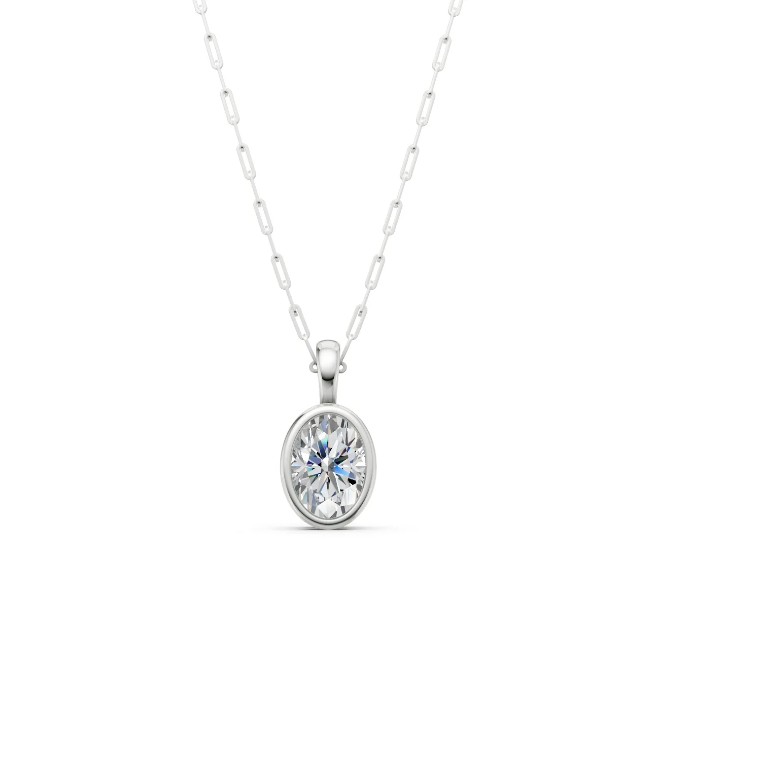 Solane Oval Bezel Pendant - Image 3
