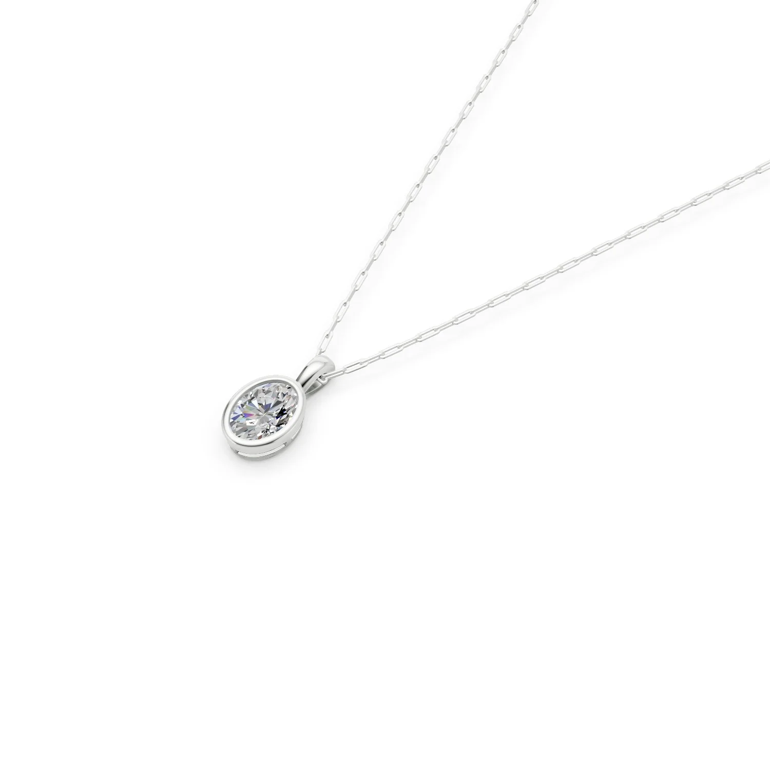 Solane Oval Bezel Pendant - Image 4