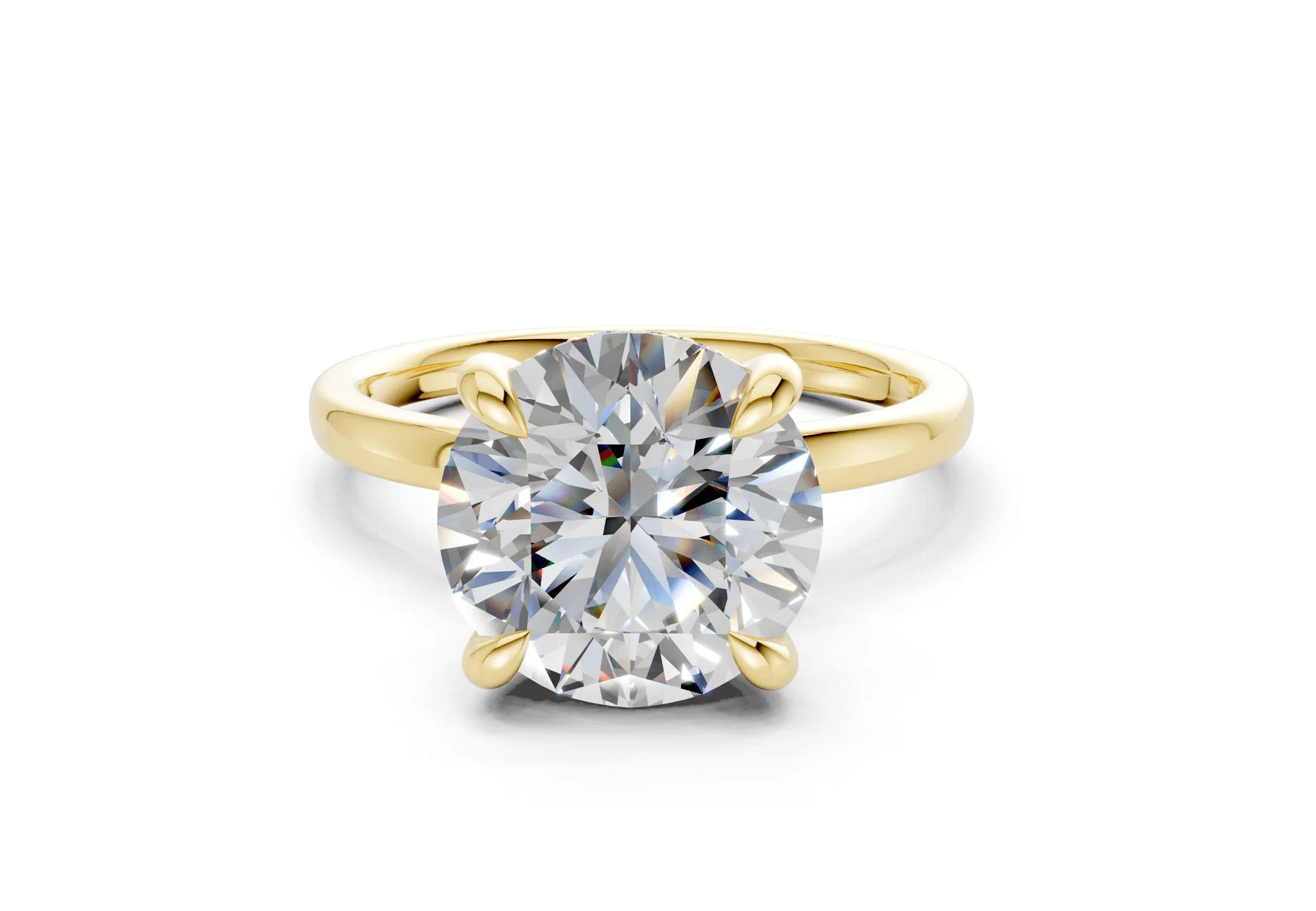 Solstice Diamond Solitaire Round Cut 1.8mm Engagement Ring