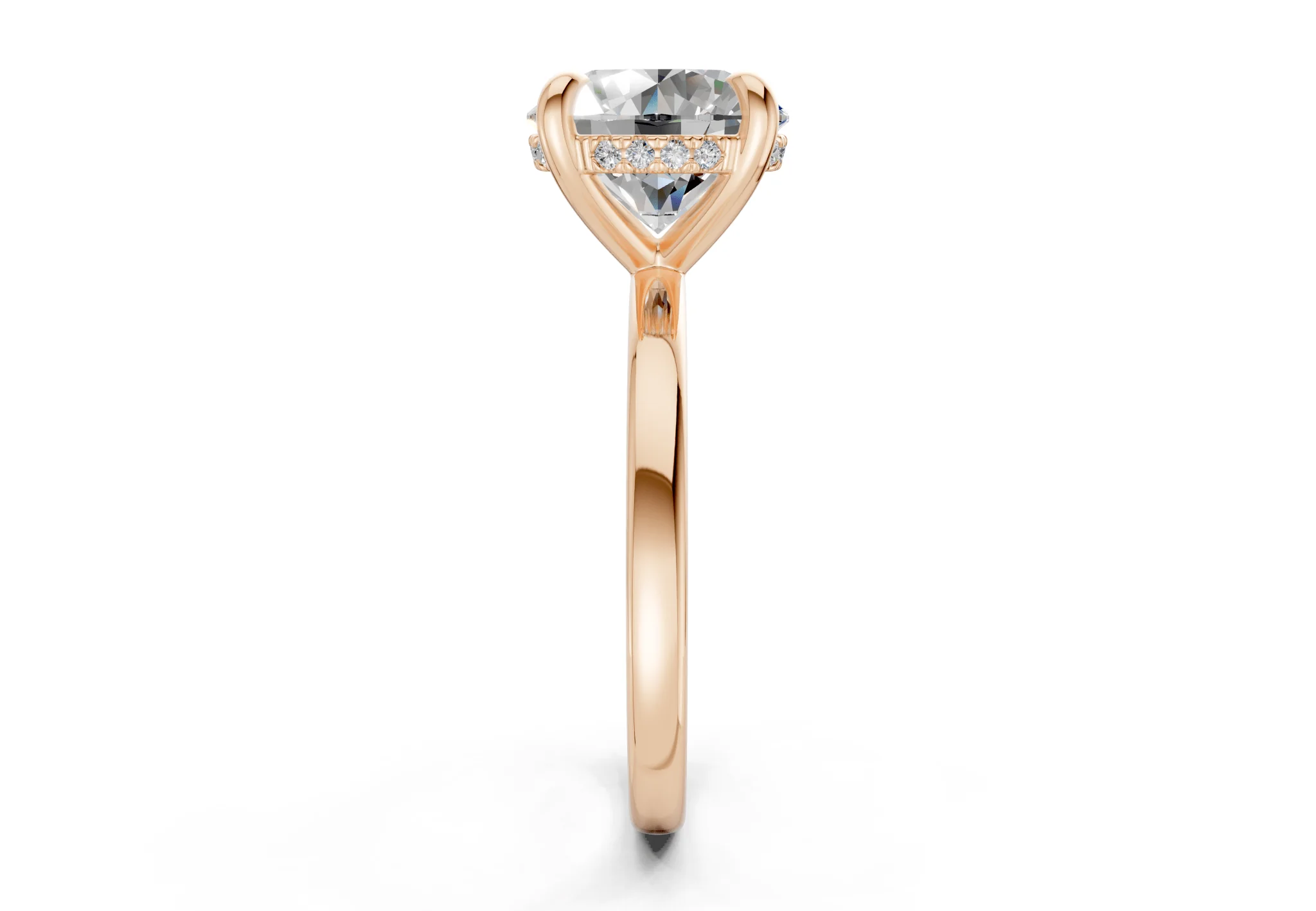 Solstice Diamond Solitaire Round Cut 1.8mm Engagement Ring - Image 6