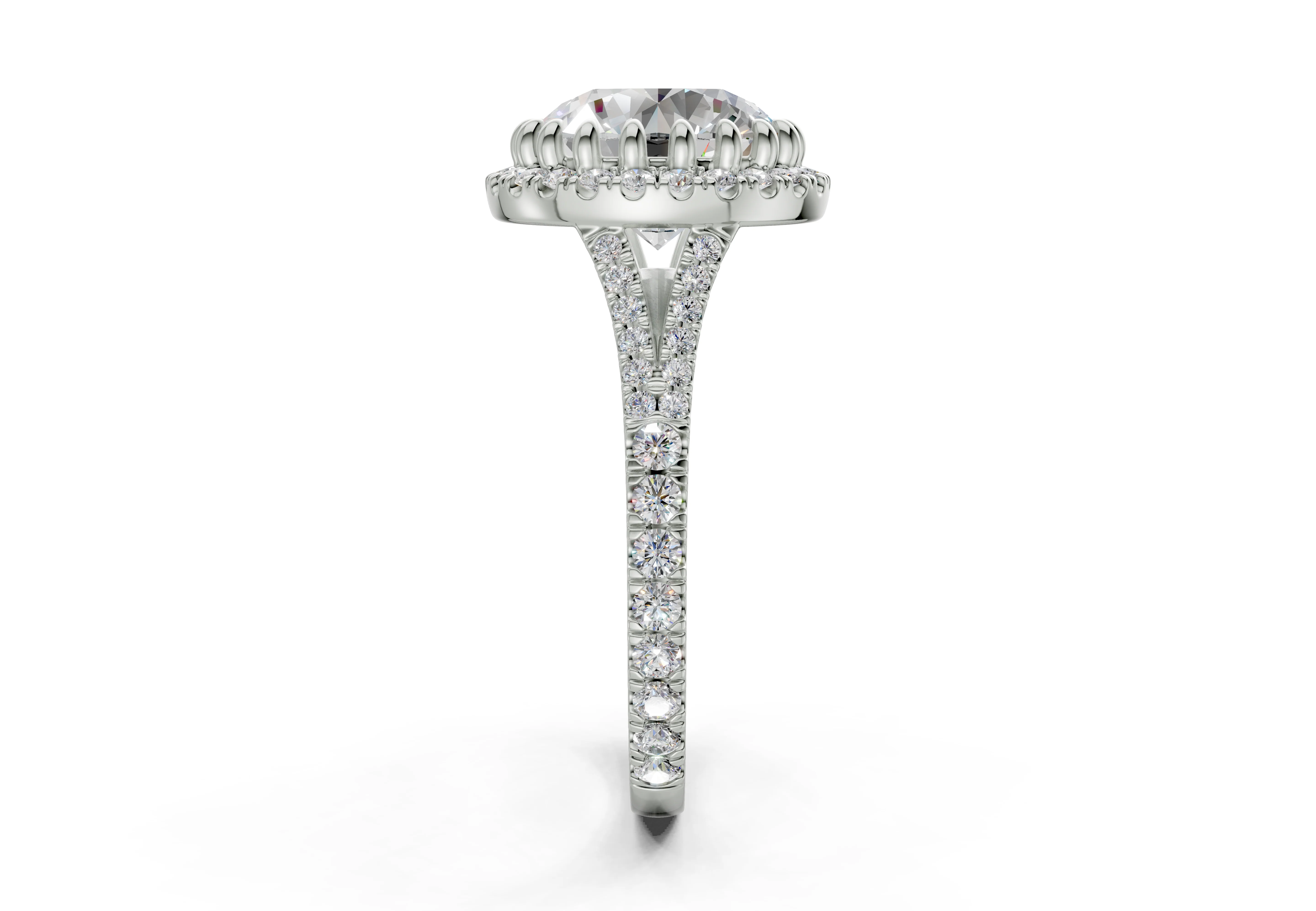 The Bleeker- 3.00ct Round E VS1 with Halo - Image 3