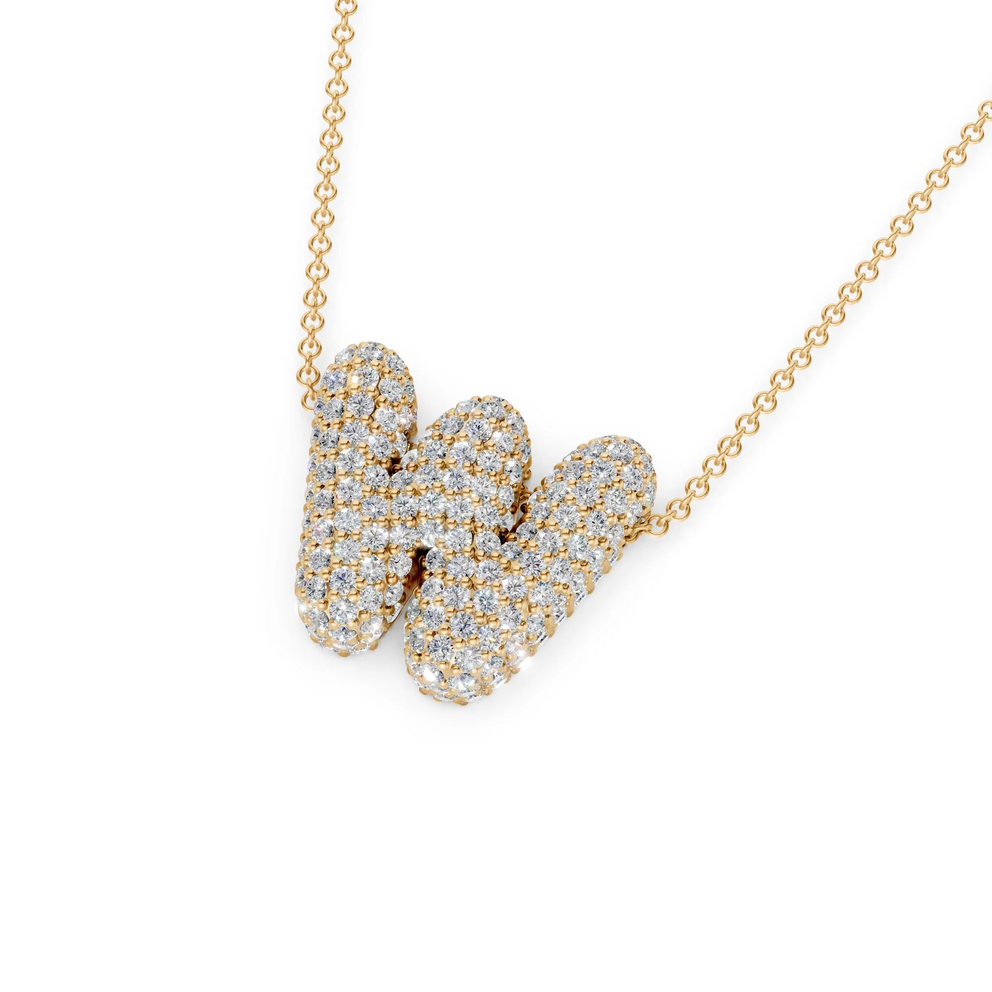 The Bubbletini Pavé Necklace - Image 127