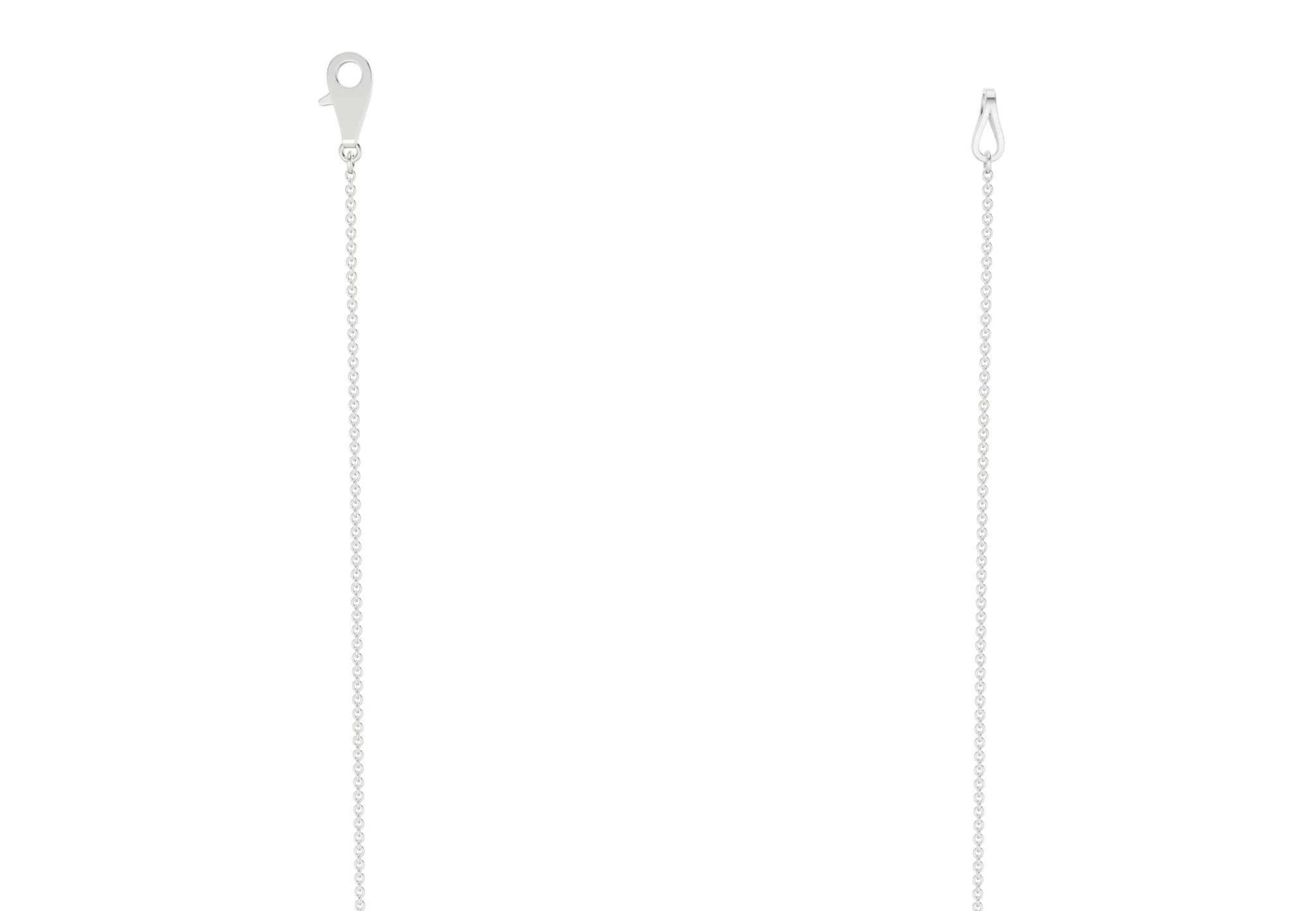 Tranquil Sapphire Gemstone Stationed Necklace ½ Carat Total Wt. - Image 9