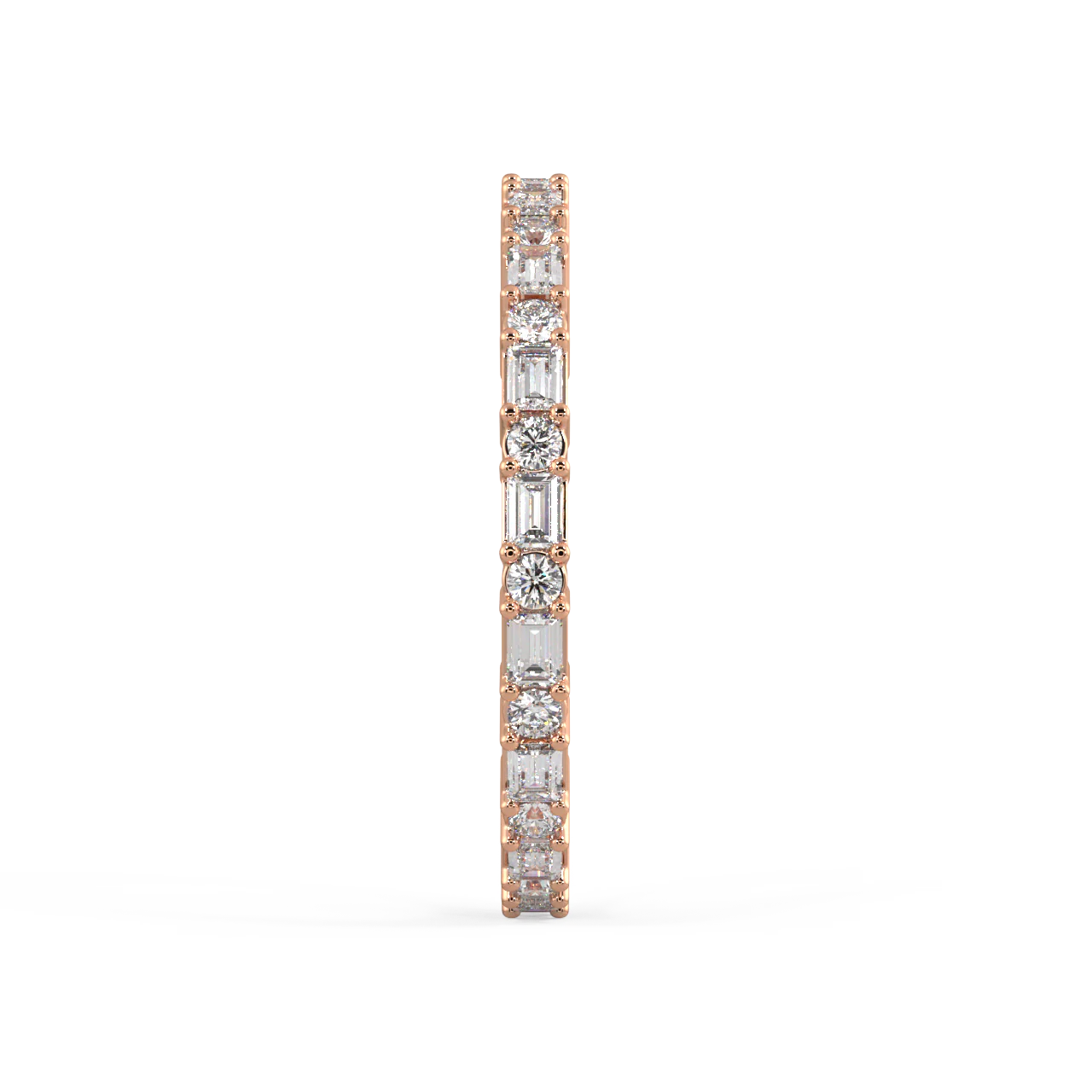 Violet Baguette Diamond Ring - Image 9